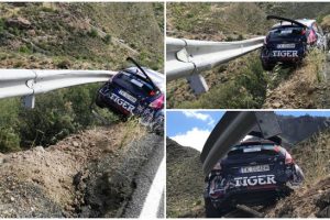 O piloto não ganhou para o susto… Este acidente podia ter acabado muito mal! O piloto não ganhou para o susto… Este acidente podia ter acabado muito mal!