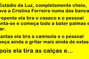 Cristina Ferreira foi ver um jogo ao Estádio da Luz Cristina Ferreira foi ver um jogo ao Estádio da Luz